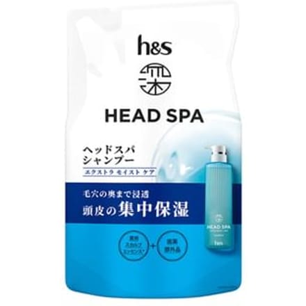 h&s - Head Spa Extra Moist Care Shampoo 350g Refill