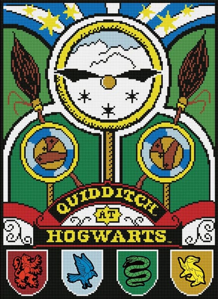 DIAMOND DOTZ Quidditch - Diamond Painting - 57x42 cm