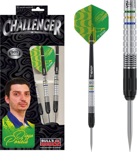 Bull's Germany Challenger Steeldart D. Portela 90% - 24 gram
