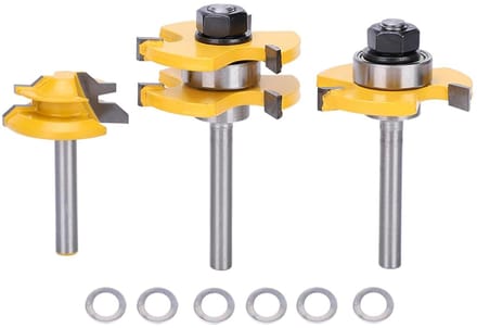 Solidchoice - Freesset met Insteek- en Mes voor Houtbewerking