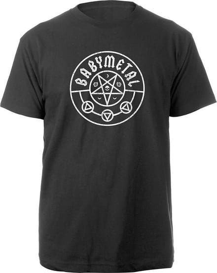 Babymetal - Pentagram Heren T-shirt - M - Zwart