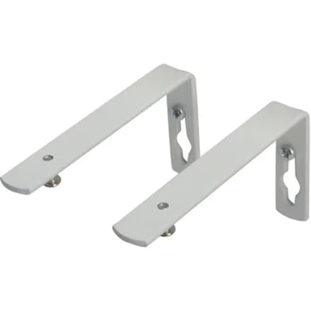 Sencys - Wandsteun - Profielrail - Wit - 100 Mm - 2 Stuks