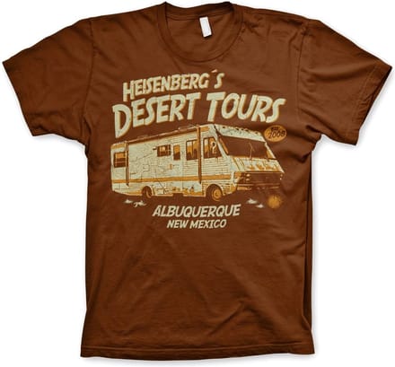 Breaking Bad Heisenberg's Desert Tours T-Shirt Brown-2XL