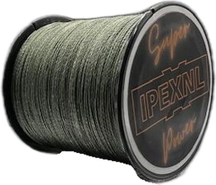IPEXNL Super power 2 PE gevlochten super vislijn groen - 22.7kg - 0.37 mm van 300 meter type 5