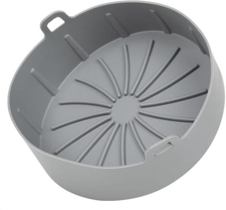 CRLYN® Airfryer Accessoires - Siliconen Bakje - Bakpapier - Grijs