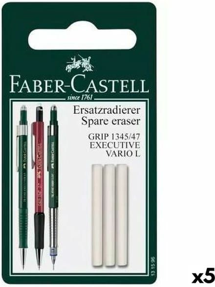 Faber-Castell Gom Faber-Castell Navulling Wit (5 Stuks)