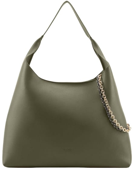 SEIDENFELT MANUFAKTUR schoudertas Lainio Hobo Bag Khaki kaki