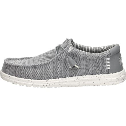 HEYDUDE Wally Stretch Sox Instappers grijs - Maat 42