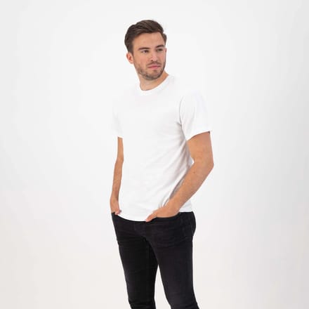 Rogelli Logo Heren Sportshirt - Korte Mouw - Wit
