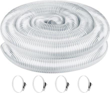 Flexibele Afzuigslang PVC 63mm x 3 Meter voor Werkplaatsstofzuiger
