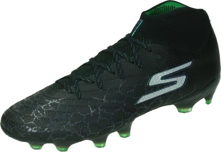 Skechers skx 01 1.5 high elite fg in de kleur zwart/zilver.