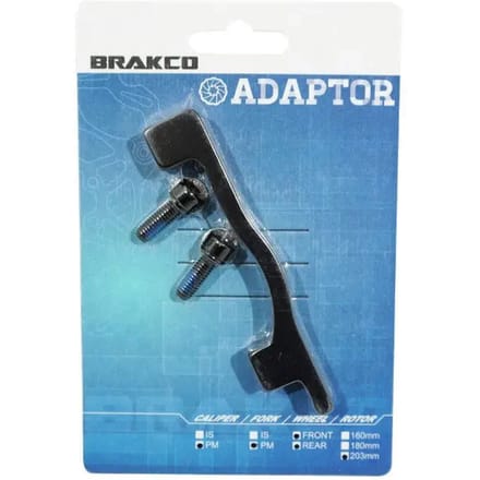 Schijfrem adapter voor mountainbike frame en vork Brakco Post Mount