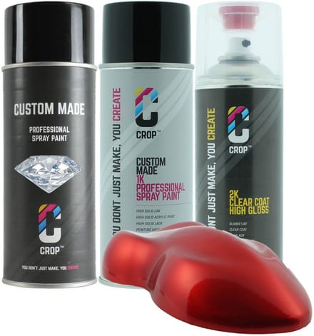 CROP Candy Apple Red spuitbus - Essential Pack