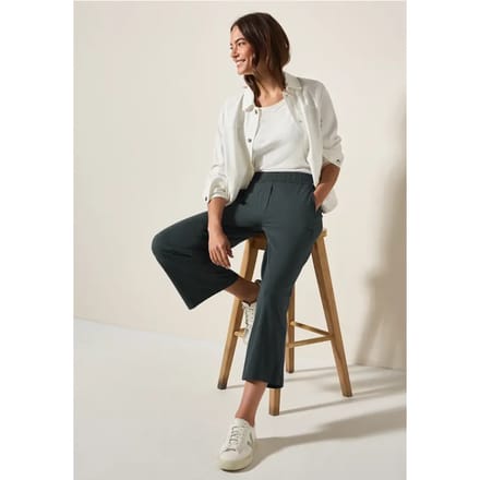 7/8 Wide Legs jersey broek