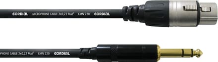 Cordial CFM 0.3 FV Microkabel 0,3 m - Microfoonkabel