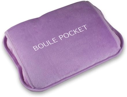 Ultrazachte Boule Pocket Heater - Draadloos, Oplaadbaar met Tas - Lila