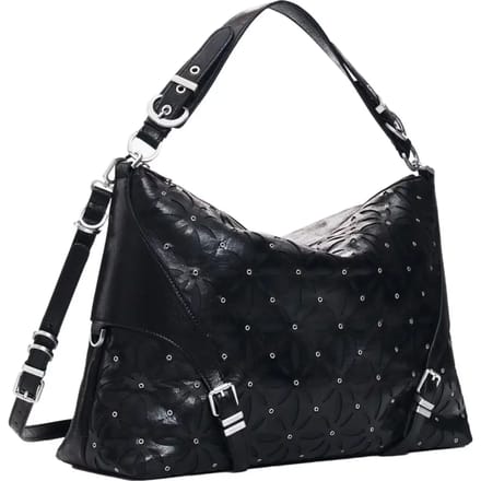 Desigual schoudertas Coriolis Leiria Shoulder Bag Black zwart