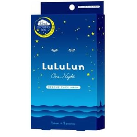 LuLuLun - One Night Rescue Face Mask Glowing Skin - 5 pcs