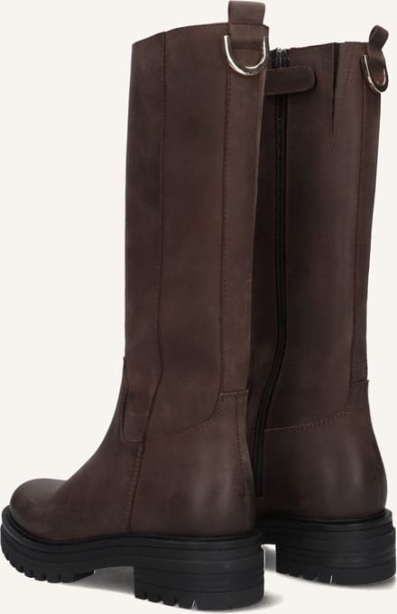 Wysh Doutzen Laarzen - Nubuck - Meisjes - Bruin - Maat 35