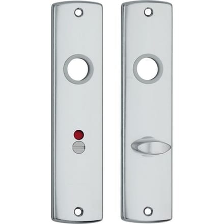 AXA Curve Kortschild met Toilet-stift - Aluminium Geanodiseerd