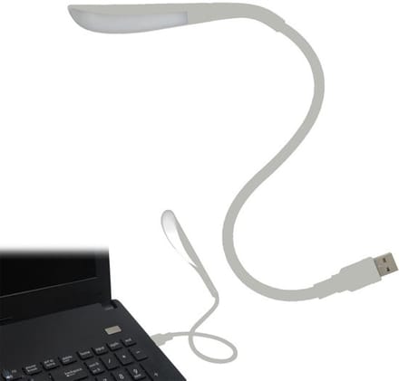 Allecto - Dimbare USB-lamp - Led computerlamp - Energiezuinig - Wit