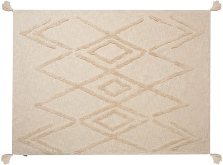 MORBI - Plaid - Beige - 130 x 180 cm - Katoen