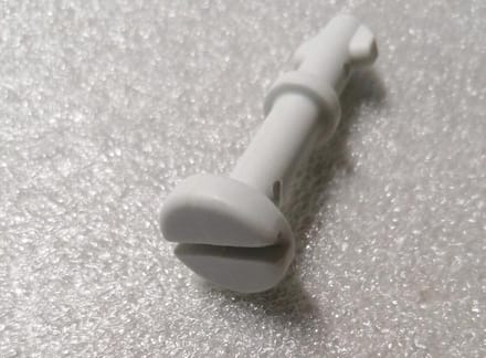 Honda camino button voor de zijkappen / wit