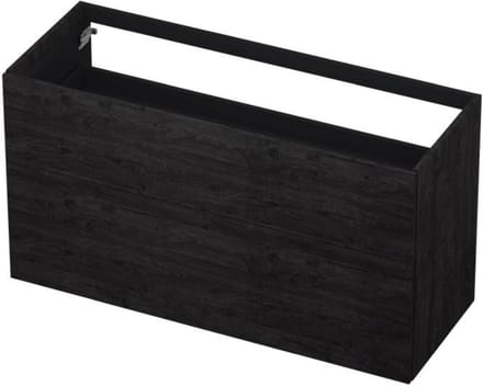 INK - Onderkast 2 Laden Push To Open 65cm Hout Decor - 1200x450x650 Mm - Houtskool Eiken