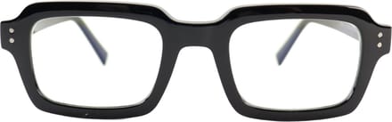 Montour Blauw Licht Bril - Zonder Sterkte - LEVI - Vierkant Model - Zwart - Computerbril - Blue Light Glasses