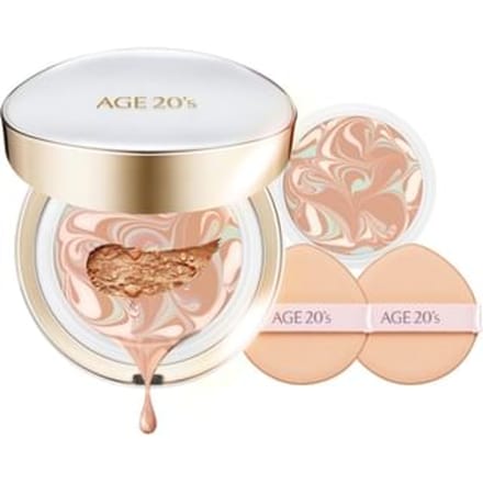 AGE20'S - Signature Essence Cover Pact Long Stay Set - 3 Colors #13 Ivory