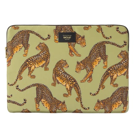 Wouf Daily Laptophoes 15-16 inch - Laptopsleeve - Avo Leopard