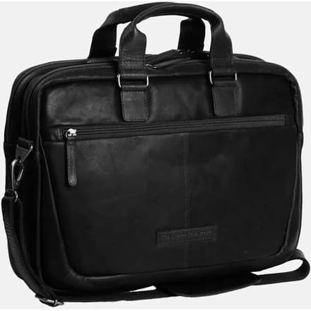 The Chesterfield Brand Seth - Leren Laptoptas - Zwart