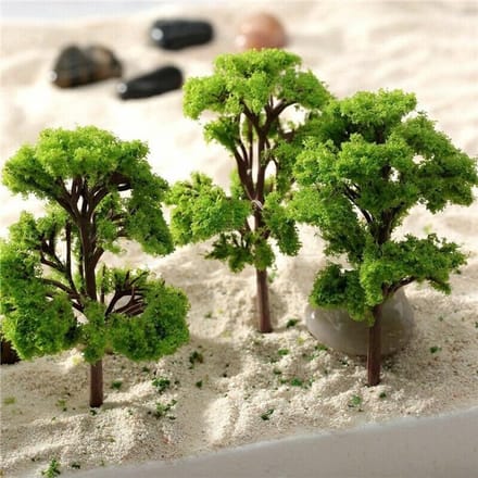 Dailygoods- Miniatuurboom 10 Stuks 4Cm - Model Bomen - Diorama