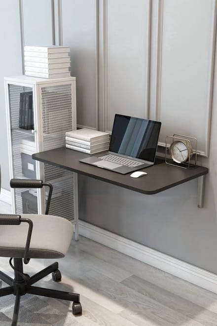 Nestly - Klaptafel - Ovaal - Antraciet - 72x45 cm
