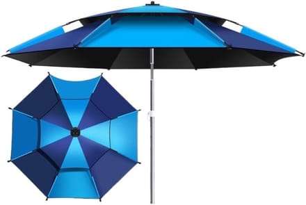 Parasol Windproof - Strand Scherm - Zon Bescherming - Lichtgewicht Draagbaar - 200 cm - C