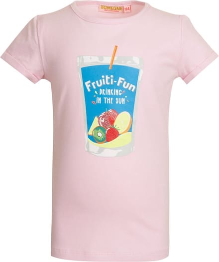 Someone - T-shirt - Maat 116 - Meisjes - Soft Pink -
