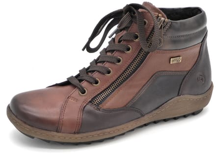 Remonte Dames Veterboot - R1458-22 Bruin/Combi - Maat 42
