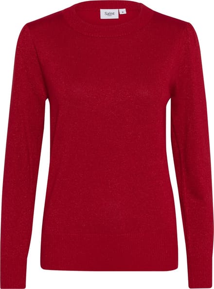 Saint Tropez KilaSZ LS Shimmer Trui - Racing Red