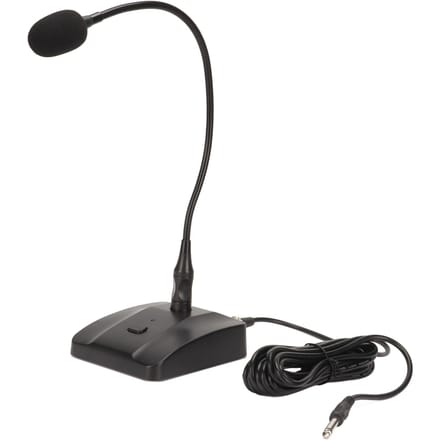 Zwanenhals Condensatormicrofoon Professionele 6,35 mm Desktop Bedrade Microfoon voor Uitzending