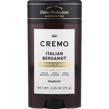 Cremo, Déodorant, Bergamote Italienne, 75g (2.65oz) black