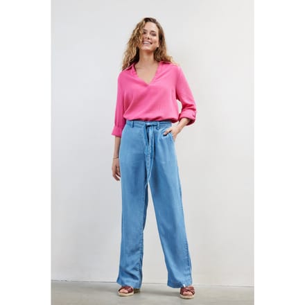 DIDI Pants Julia In Denim Bleached Taglia: 46 | Pantaloni da completo Outlet | Donna | Blu