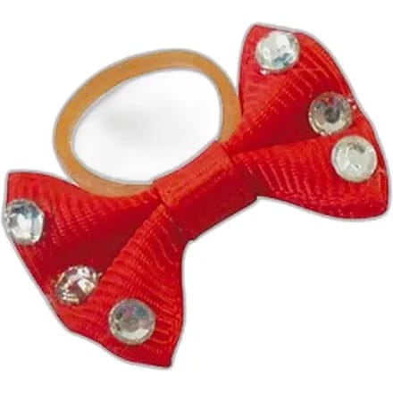 Paardenknoop Equithème Strass transparent