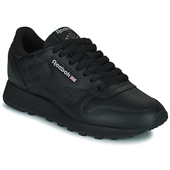 Reebok Classic Leather Sneakers Laag - Zwart - Maat 39