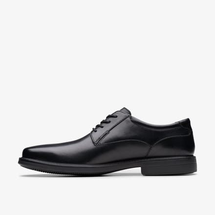 Wendell LaceII Zwarte Leren Schoenen