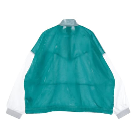 Dames trainingsjack W Sportswear Tech Pack jack geweven mesh Neptune groen/wit/zwart
