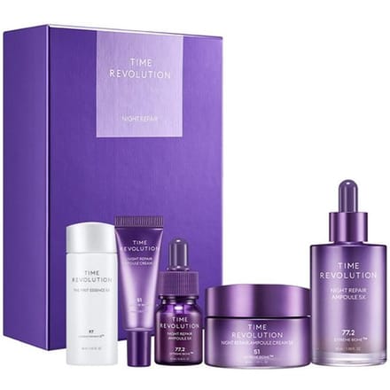 MISSHA Time Revolution Nachtherstel 2-Staps Speciale Set 5X Set purple
