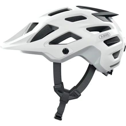 Fietshelm ABUS MOVENTOR 2.0 shiny white S - 51-55 cm - wit - Geschikt voor gebruik op mountainbikes - 295 g