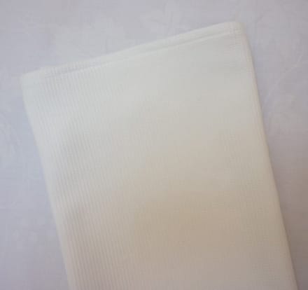 Oogappel Tricot Wafel Zomer Wiegdeken 75x95 cm-Offwhite
