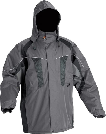 Heren winterjas Nyala grijs L