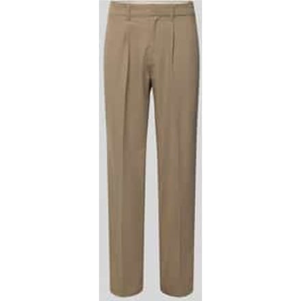 Loose fit stoffen broek met plooi aan de taille model 'KARL'